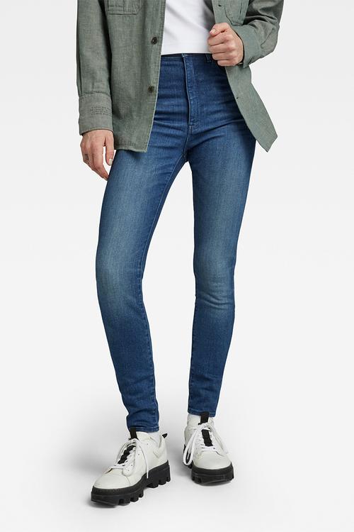 Kafey ultra high skinny 30 - faded neptune blue