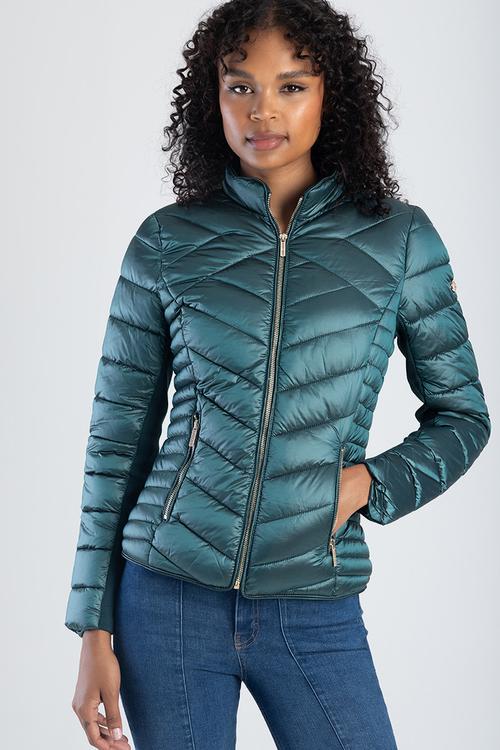 Ravilla Puffer Jacket - Forest Green