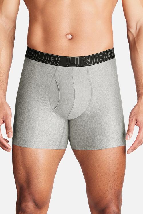 Tech 6" 3 pack solid boxer briefs - grey multi 