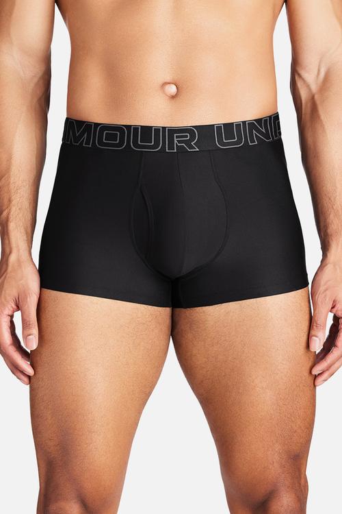 Tech 6" 3 pack solid boxer briefs - black 