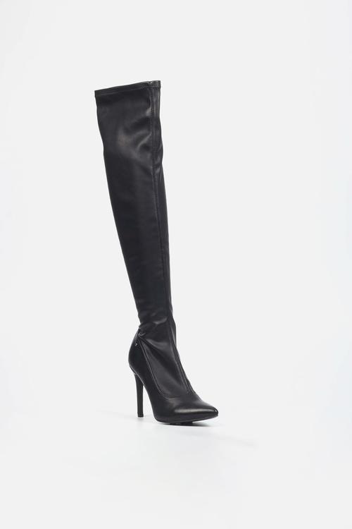 Boss 7 stiletto boot - black