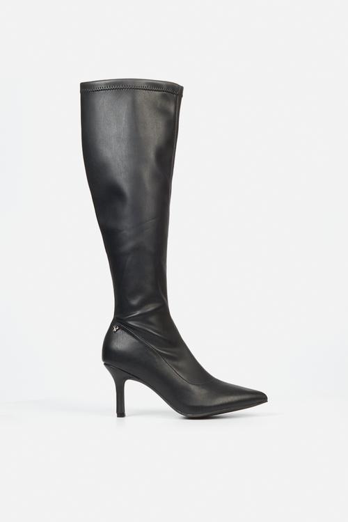Lively 7 midi heel boot - black