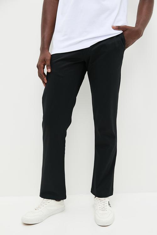 Milan milan straight leg chino - black