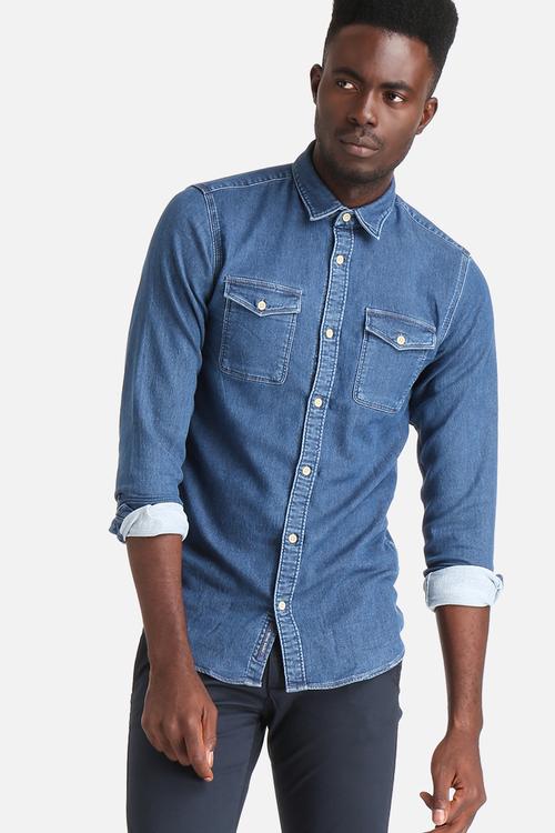 Sweat Denim Shirt 