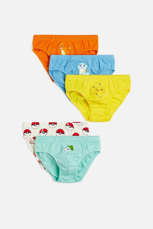 5-pack printed boys’ briefs - multi