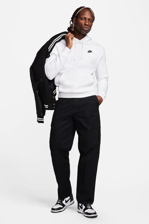 Club cargo pant trousers- black/black