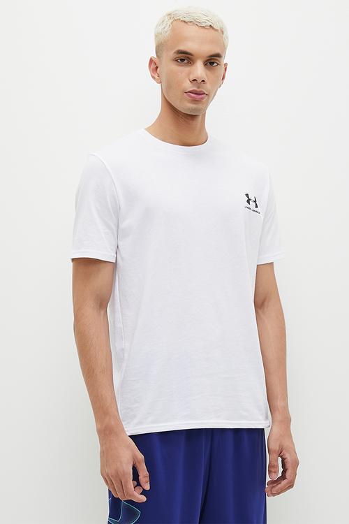 Ua sportstyle lc short sleeve  - white