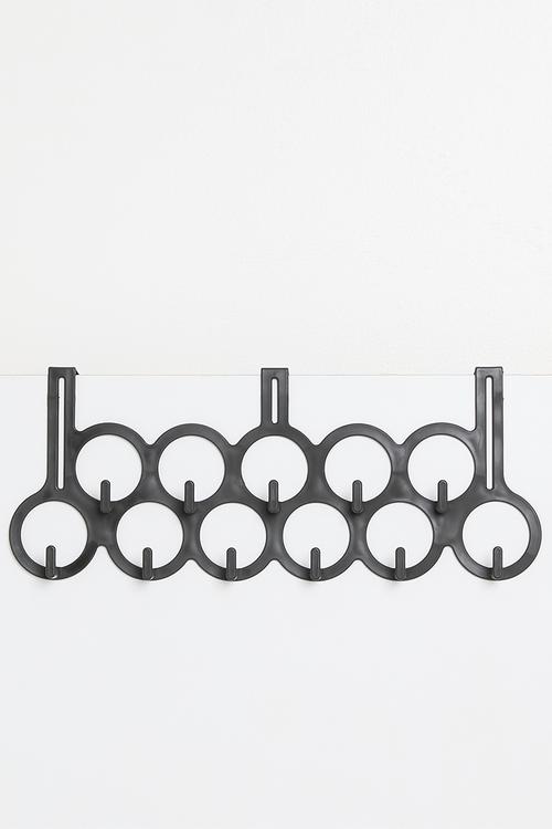 Over the door accessory organizer - black