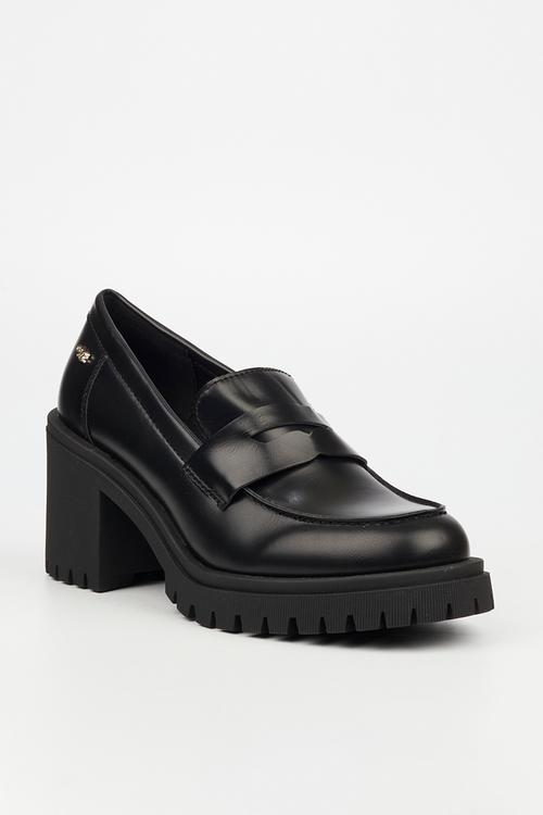 Atlas 1 heeled loafer - black