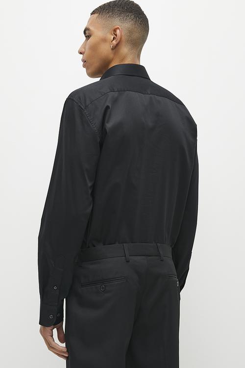 Custom fit Greig shirt - black