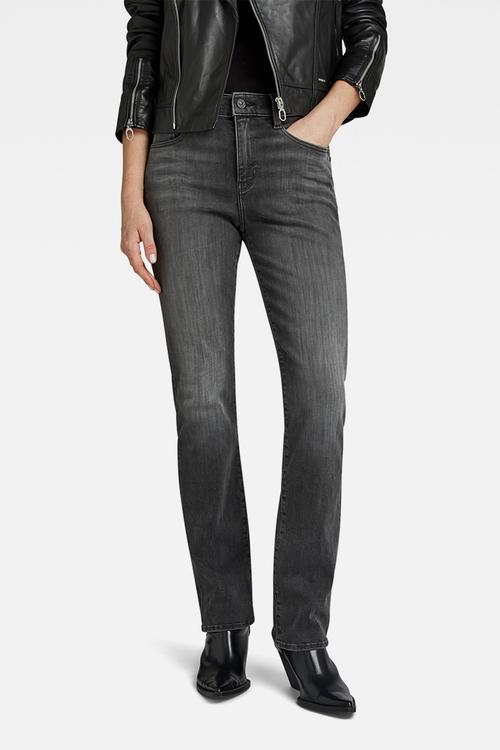 Strace Straight Jeans Wmn - Worn In Black Moon