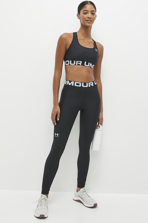 UA HG Armour Mid Branded - Black