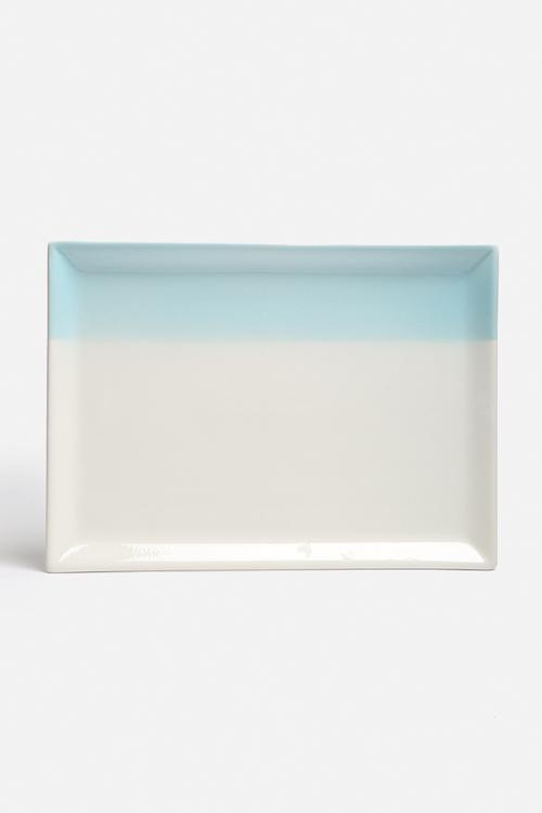Blue Stripe Platter