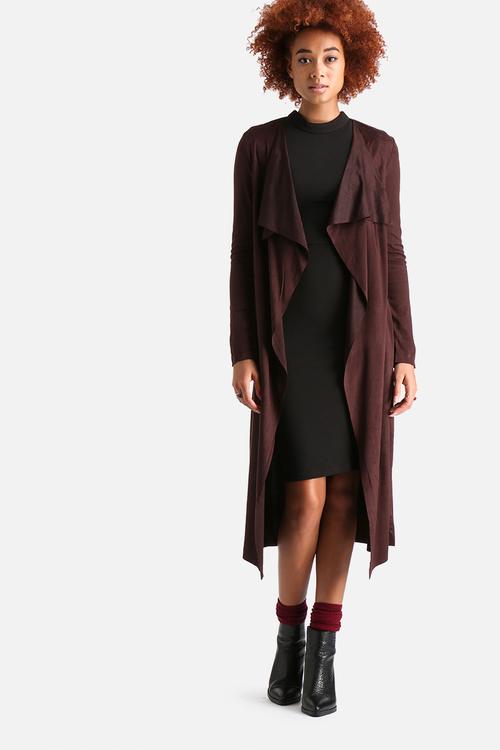 Suede Waterfall Jacket