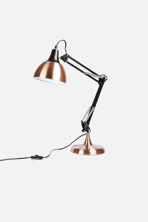 Large Copper Desk Lamp
