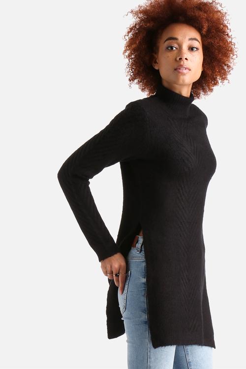 Side Split Knitted Jumper
