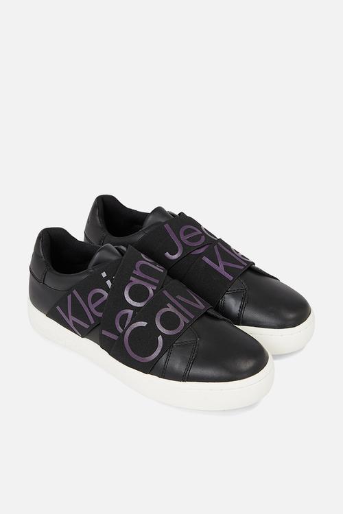 Classic cupsole elast web refl - Black/Amethyst