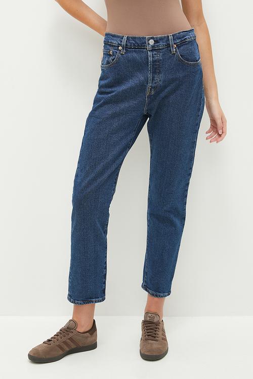 501® Crop - salsa stonewash