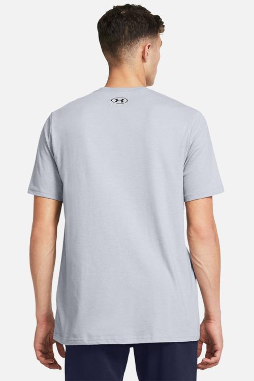 Ua gl foundation update short sleeve - mod gray medium heather/black
