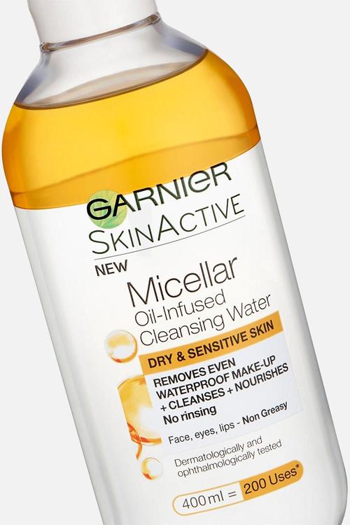 Micellar Cleansing Water & Makeup Remover Oil Infuse Dry Skin 400ml