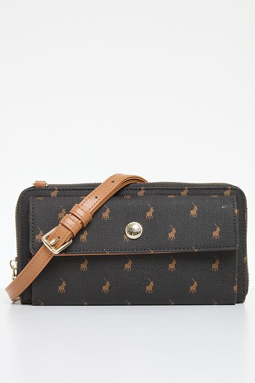 Iconic phone sling-brown
