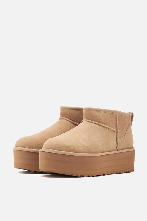 Classic ultra mini platform ugg - sand