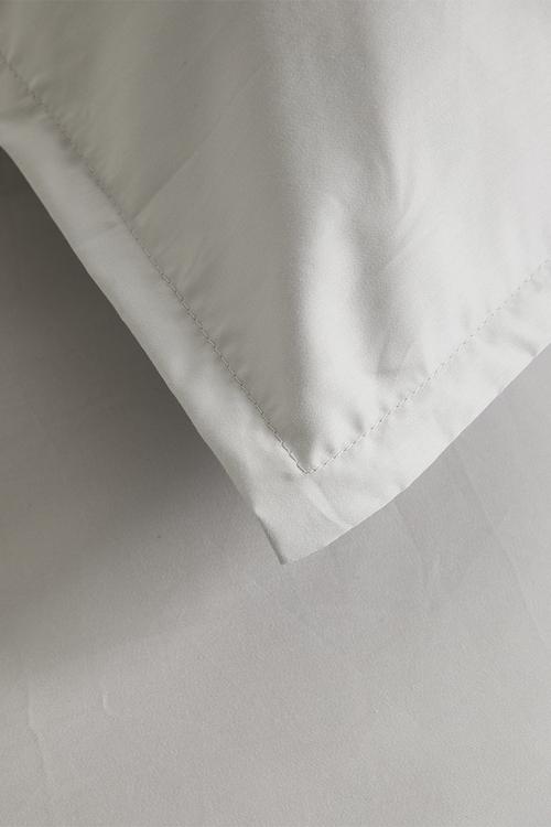 T400 Eygyptian Cotton Oxford Duvet Cover Set - Silver
