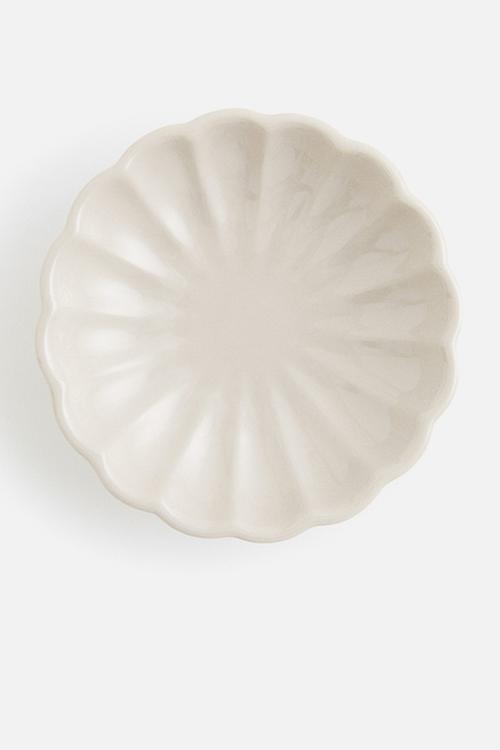 Small porcelain dish - beige