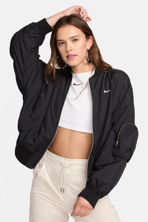 Nike Essentials Bomber - Black/White