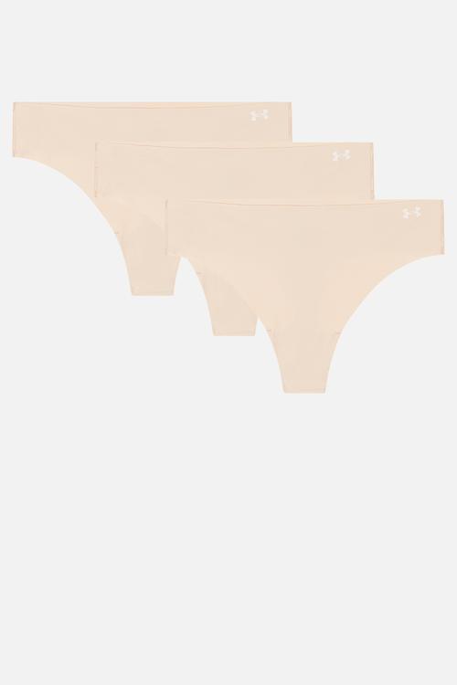 Ua Pure Stretch No Show Thong - Neutral