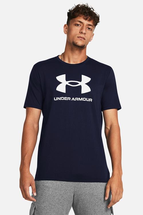 Ua Sportstyle Logo Update Short Sleeve T-shirt - Navy 