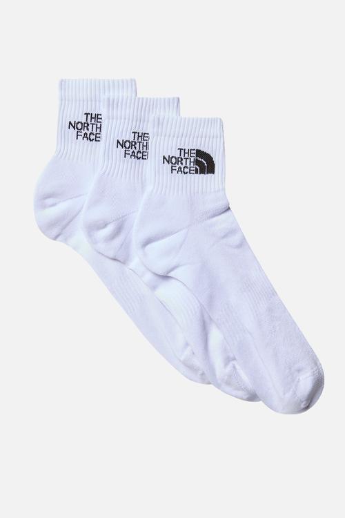 Multi sport cush quarter sock 3 pack - tnf white