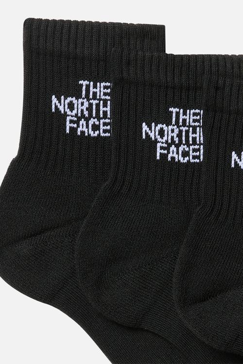Multi sport cush quarter sock 3 pack - black