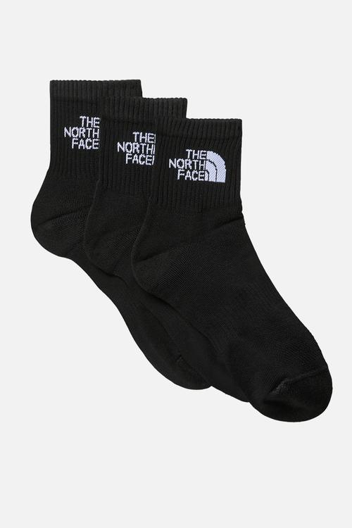 Multi sport cush quarter sock 3 pack - black