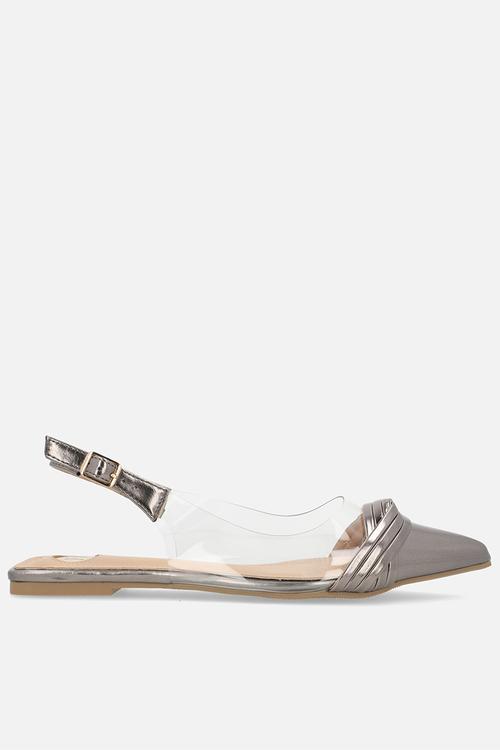 Vendine slingback - pewter