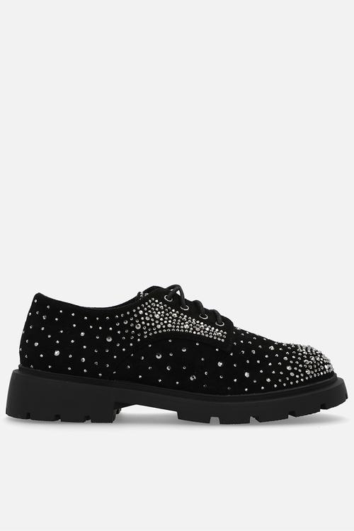 Norea lace-up brogue - black