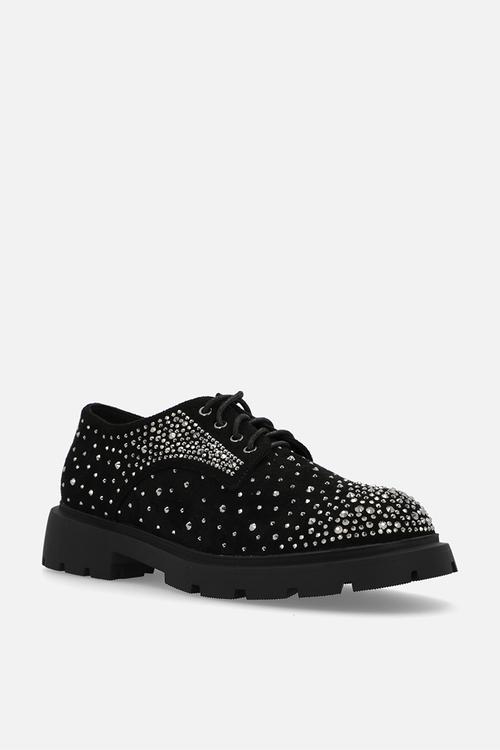 Norea lace-up brogue - black