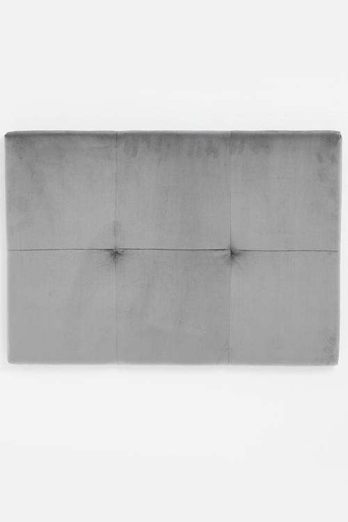Helsinki Surface button headboard - grey velvet
