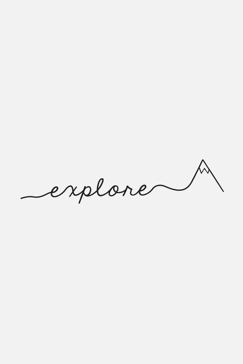 Explore wall decal