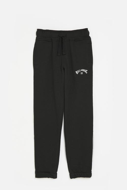 Pre-boys arch wave trackpant - black