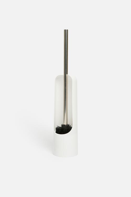 Touch toilet brush - white