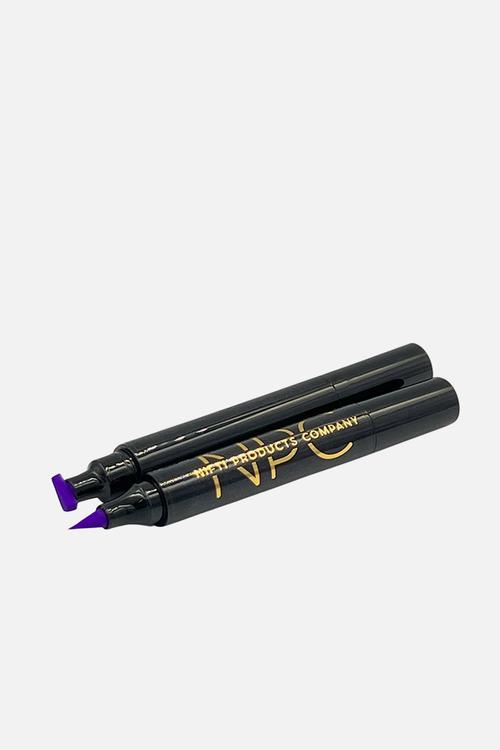 2 in 1 eyeliner stamp pen - purple