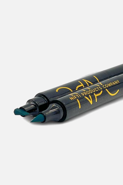 2 in 1 eyeliner stamp pen - green