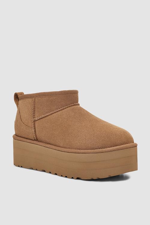 Classic ultra mini platform ugg - chestnut