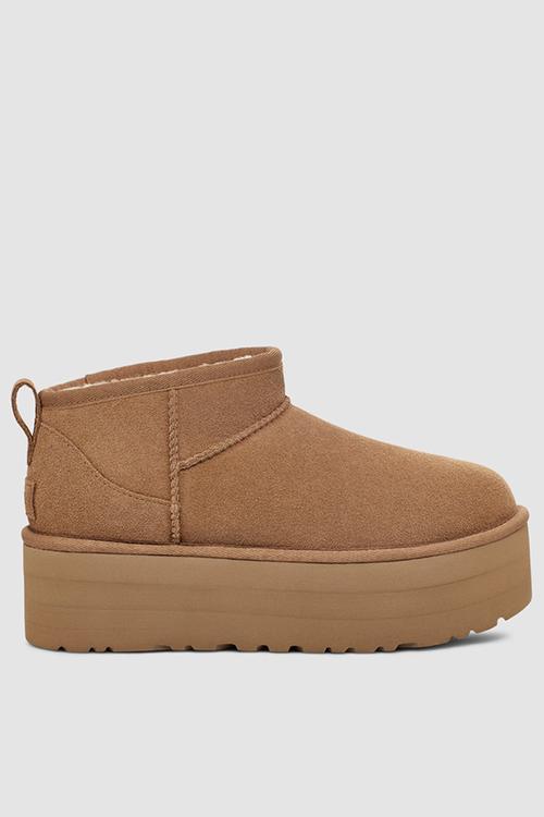 Classic ultra mini platform ugg - chestnut