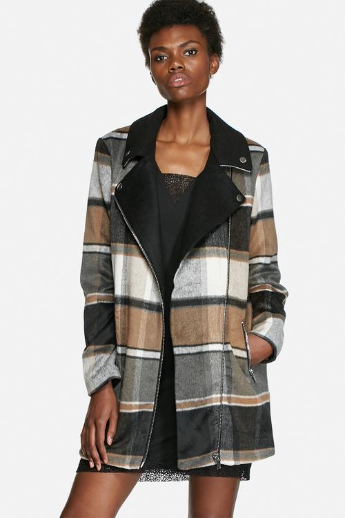 Ntour Check Coat