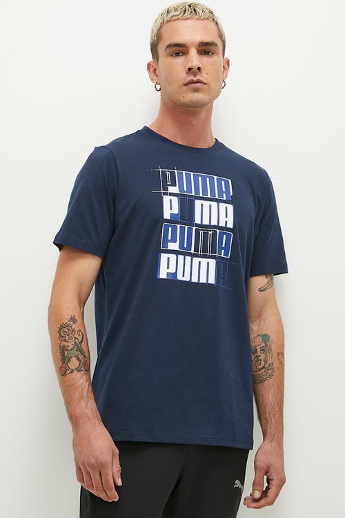 ESS+ LOGO LAB Tee  -Club Navy