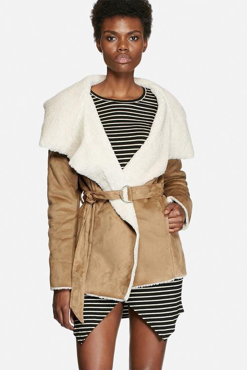 Aviate Faux Shearling Coat