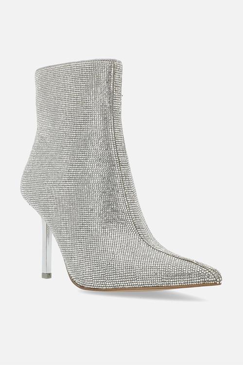 Iyanna-r ankle boot - silver crystal