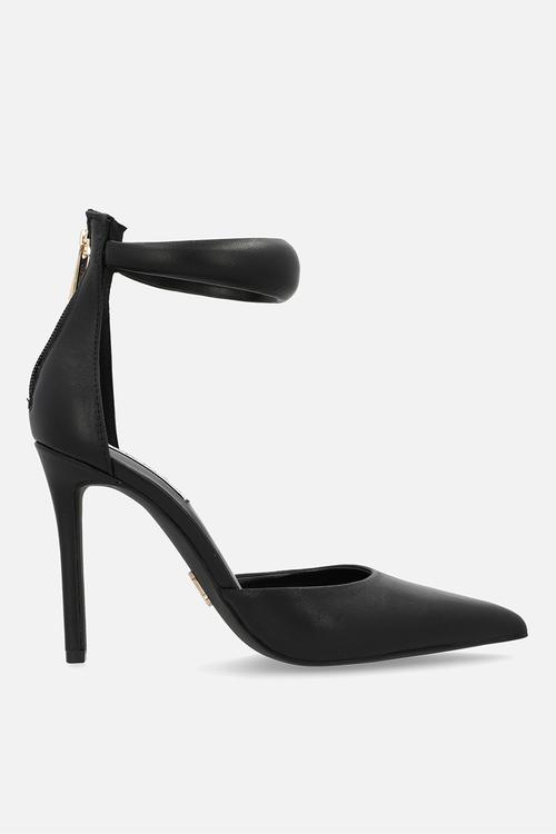 Ele stiletto ankle strap - black